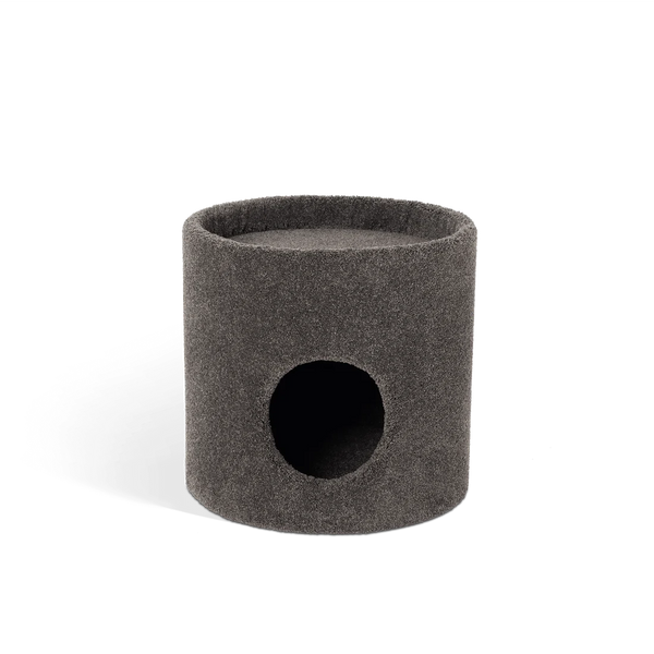 Alvi Cat Tree - Carpeted Cat Scratcher Black, Grey  Cat Cave