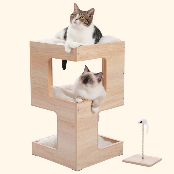 Alvi Cat Tree Multi-Level Modern Indoor Cat Condo