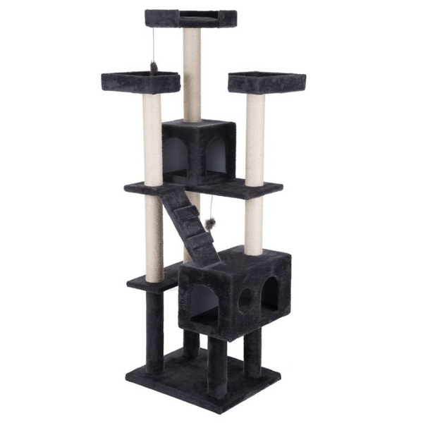 Alvi Cat Tree Luxurious 71-Inch Tall Multi-Level Cat Tree Castle