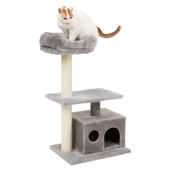 Alvi Cat Tree Royal Gray Cat Tree with Cozy Condo