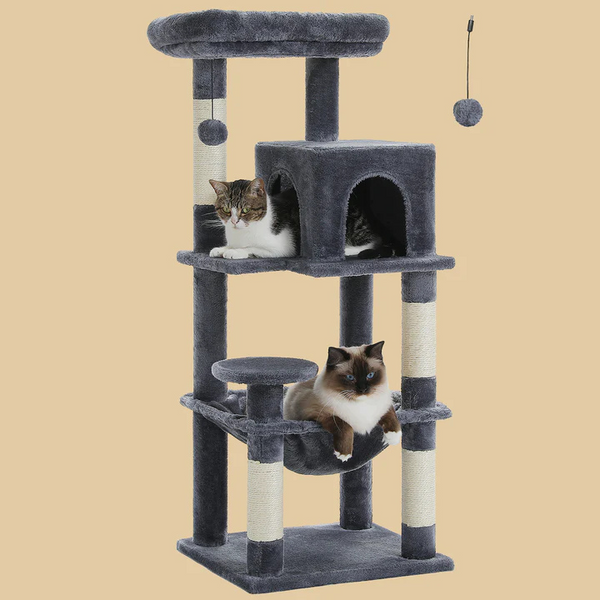 Alvi Cat Tree 45.7" Multi-Level Indoor Cat Climbing Tree